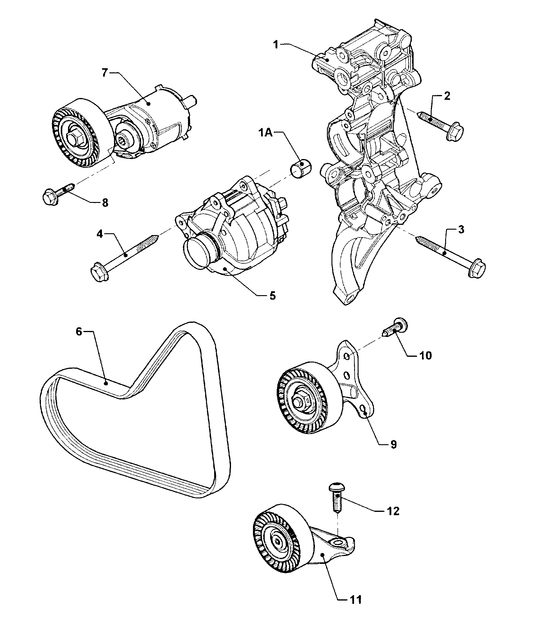 VAG 07K 145 933 G - Поліклиновий ремінь autozip.com.ua