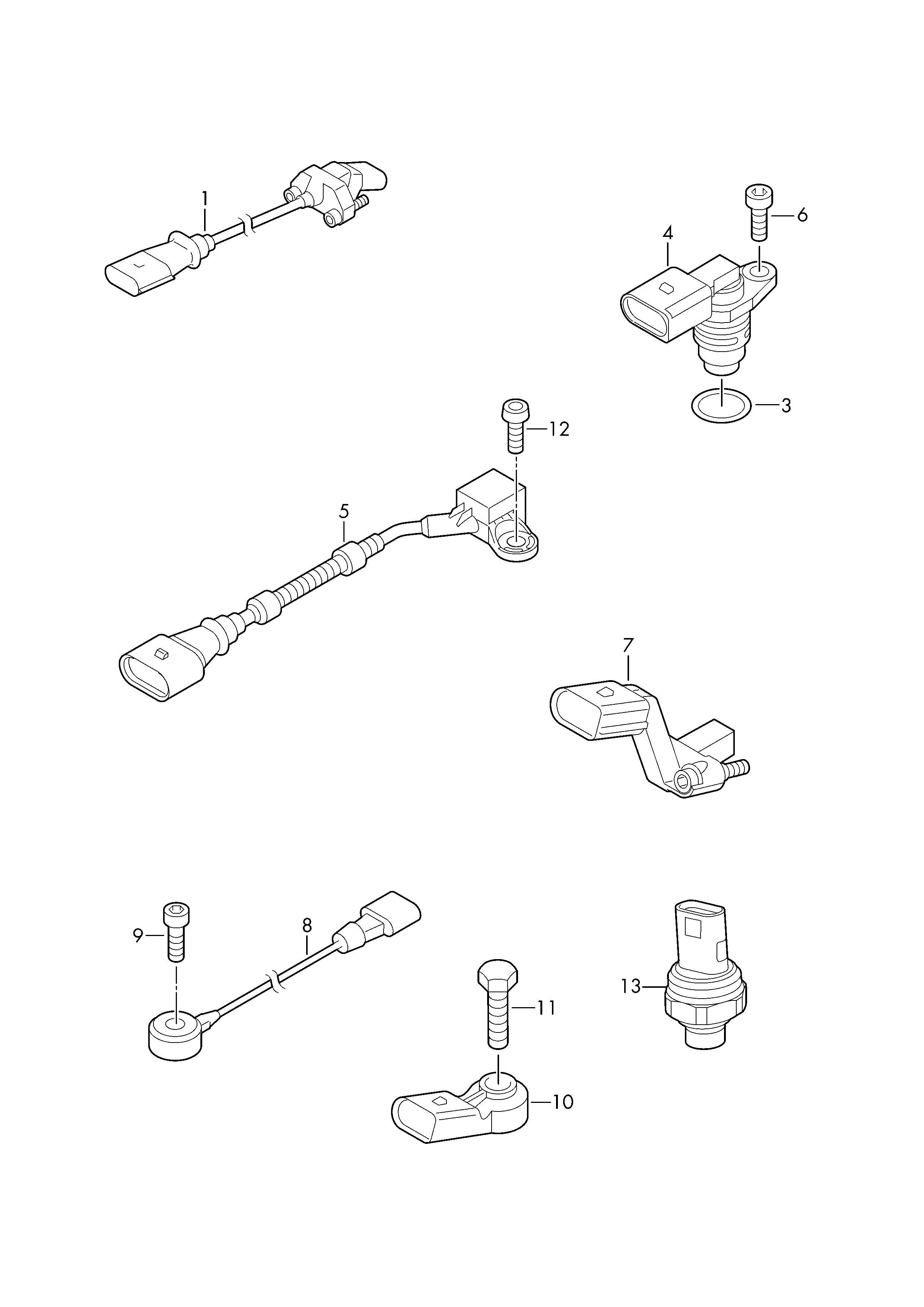 Seat 07K 907 601 - Датчик імпульсів, колінчастий вал autozip.com.ua