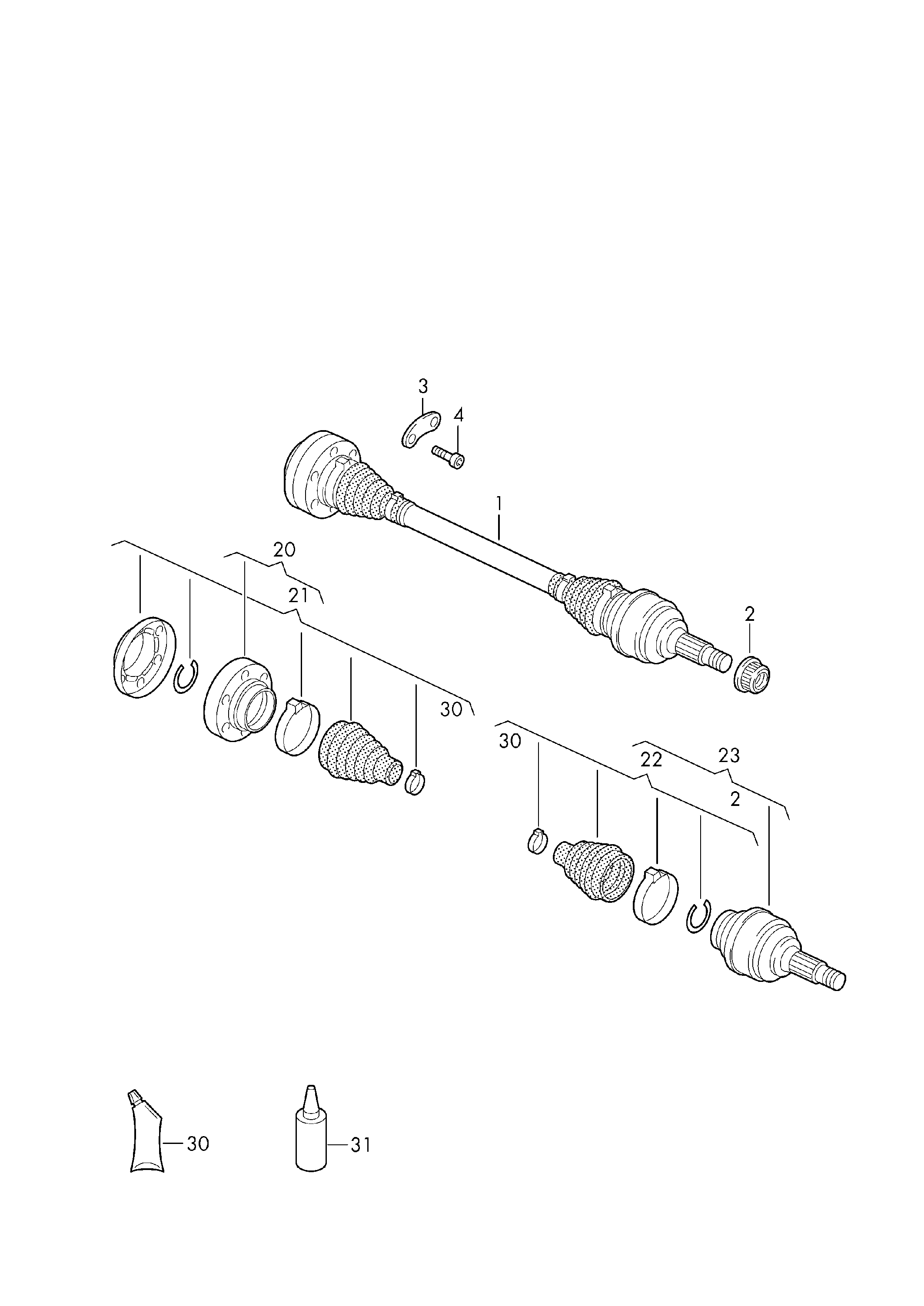 Skoda 7L6 498 203 - Пильник, приводний вал autozip.com.ua