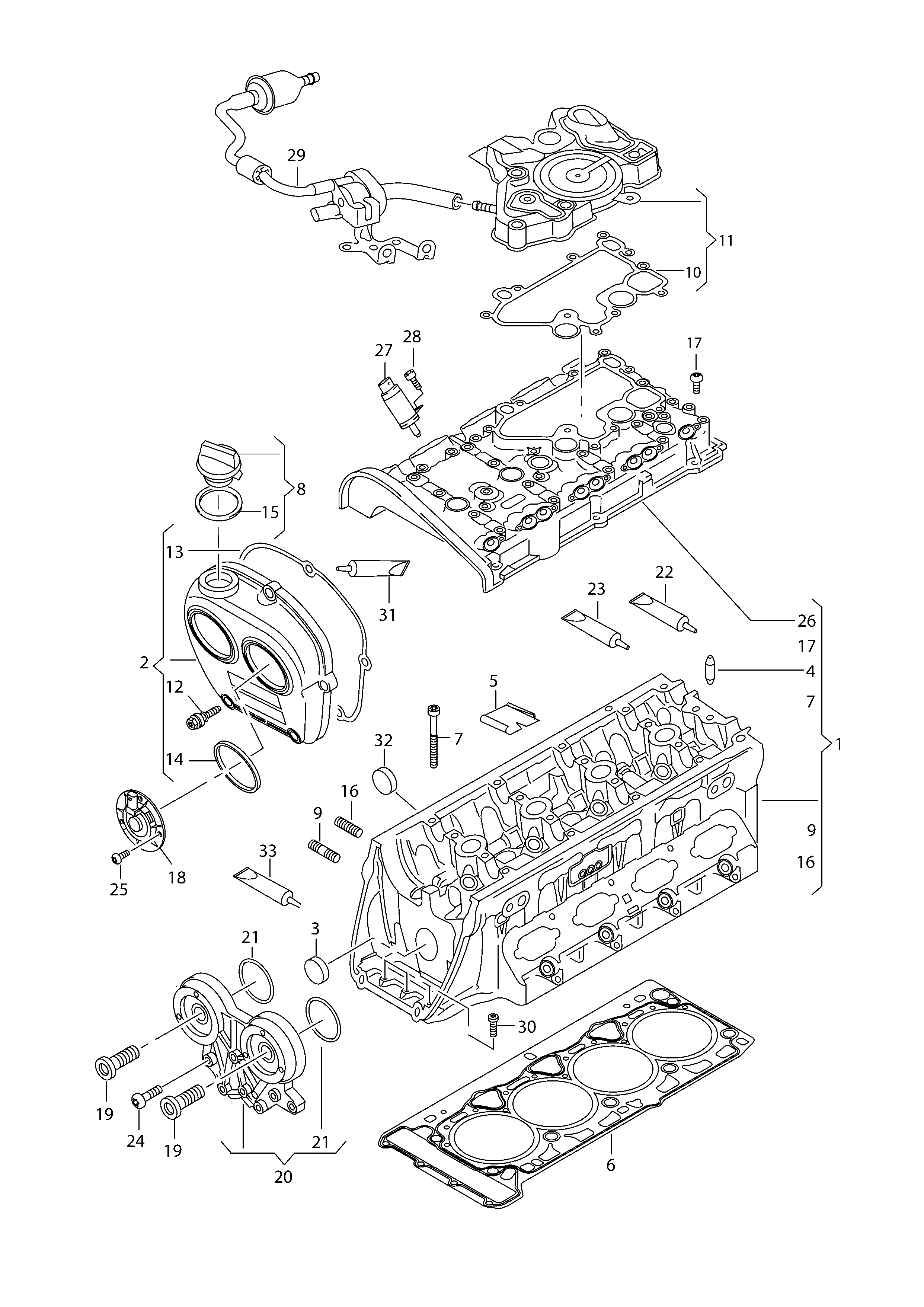 VW 06L 103 383 - Прокладка, головка циліндра autozip.com.ua