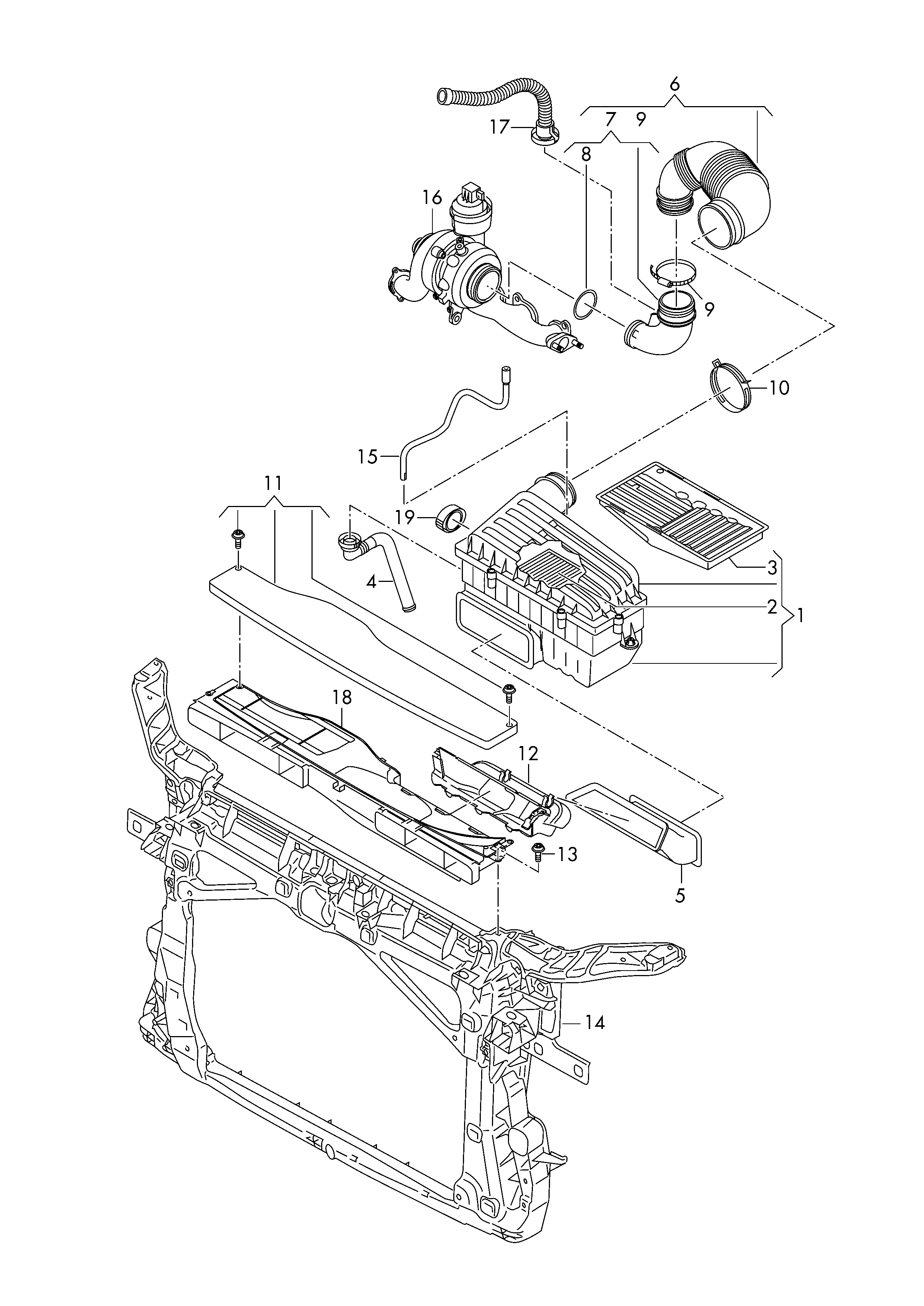 Seat 5QM 129 620 - Повітряний фільтр autozip.com.ua