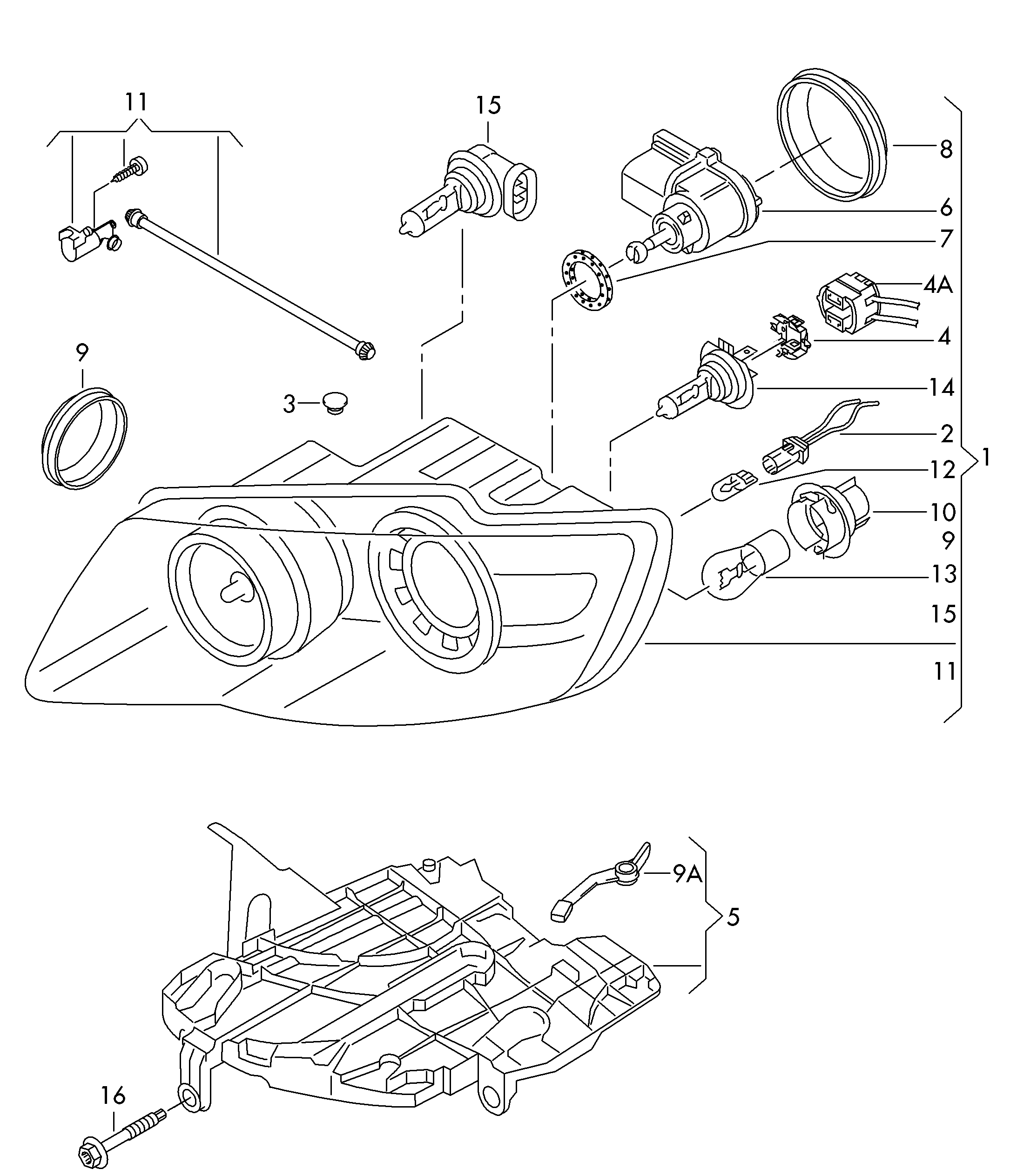 Skoda N 105 296 01 - Лампа розжарювання, фара дальнього світла autozip.com.ua