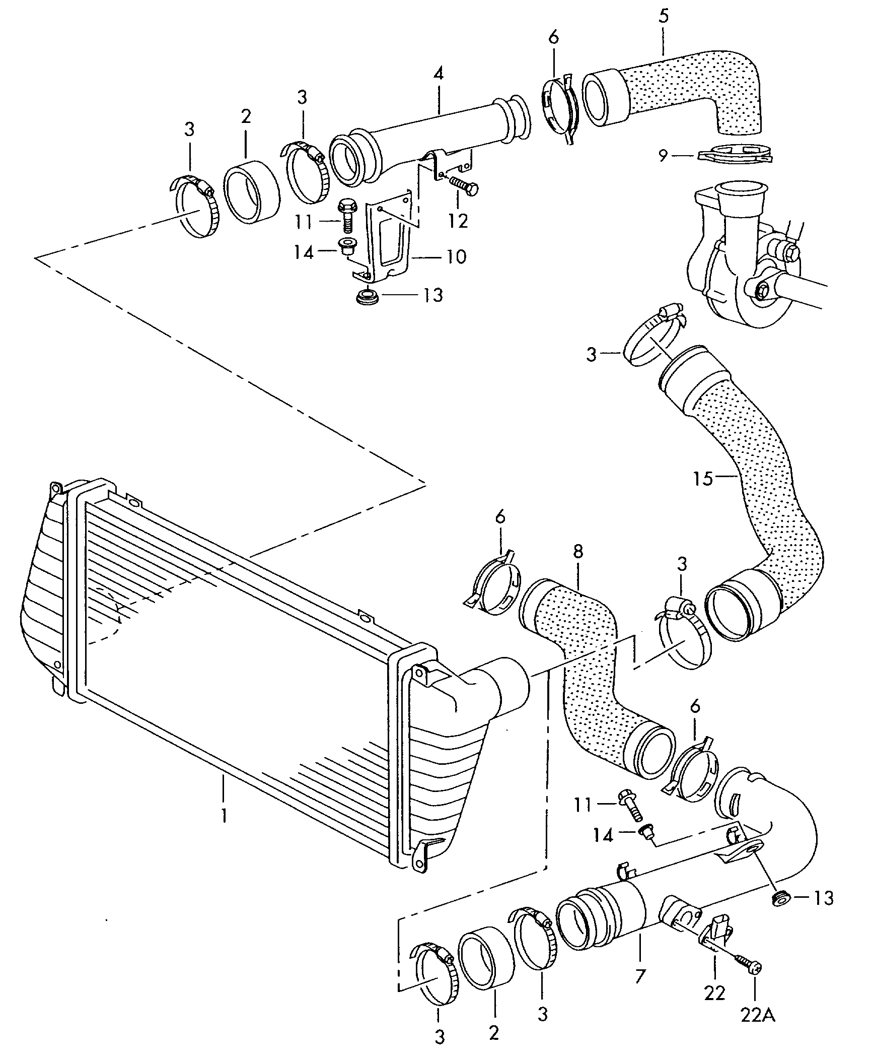 VAG N  90172004 - Интеркулер autozip.com.ua