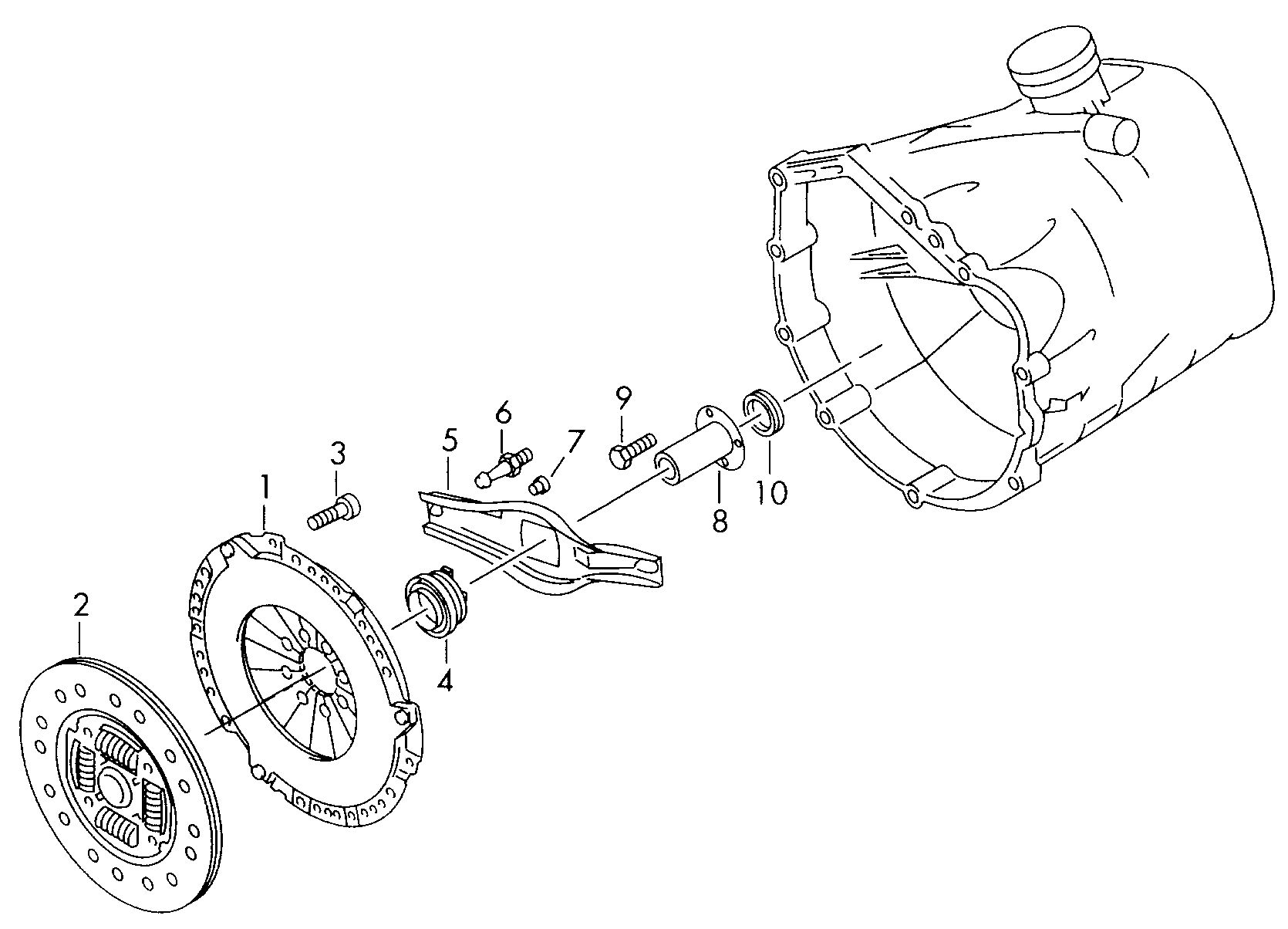 VAG 074141032E - Комплект зчеплення autozip.com.ua