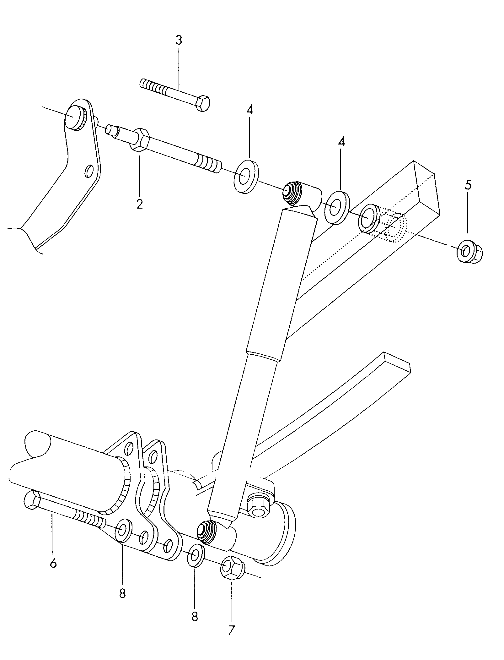 VW 2D0513029N - Амортизатор autozip.com.ua