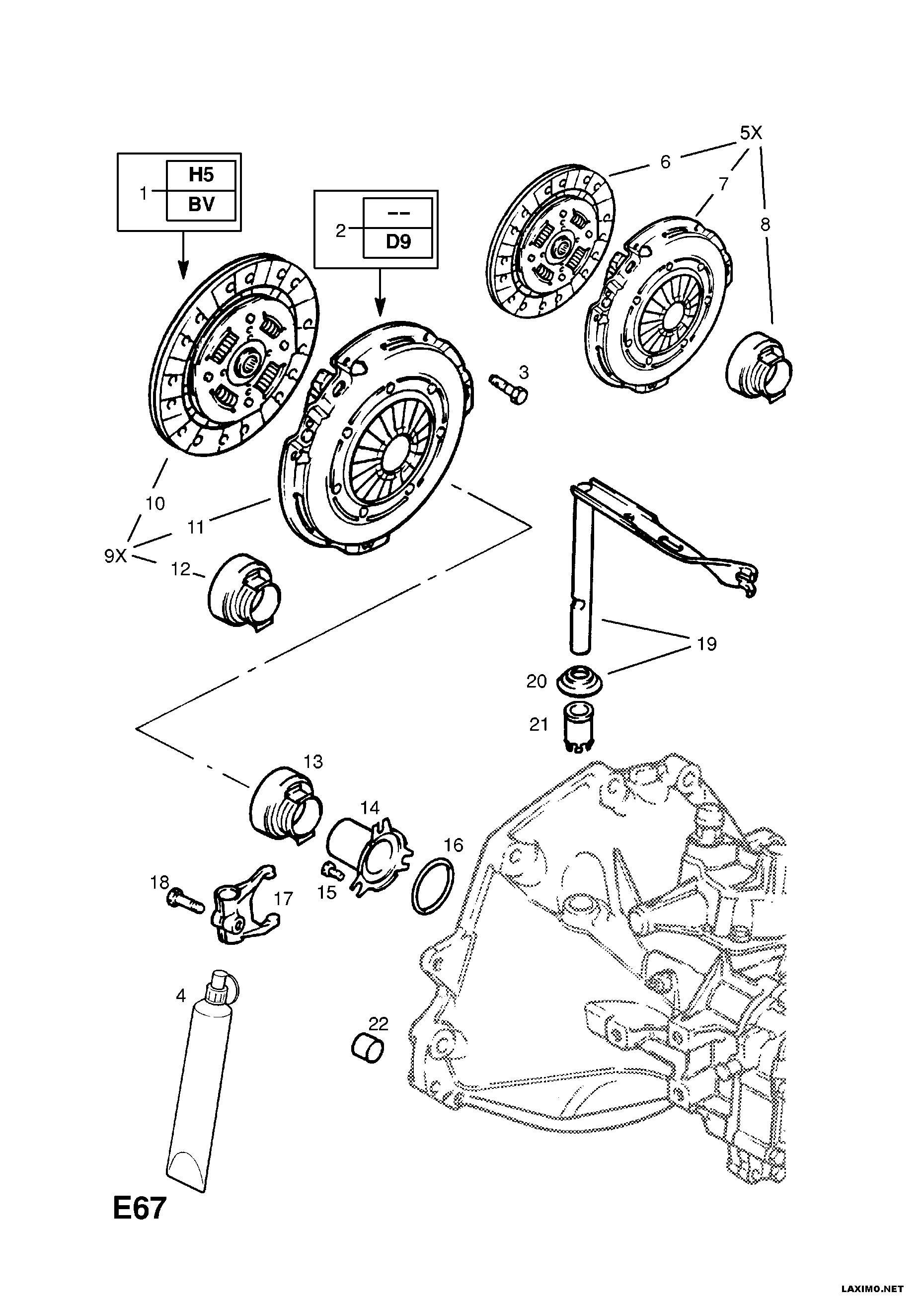 Opel 6 66 119 - Нажимной диск зчеплення autozip.com.ua