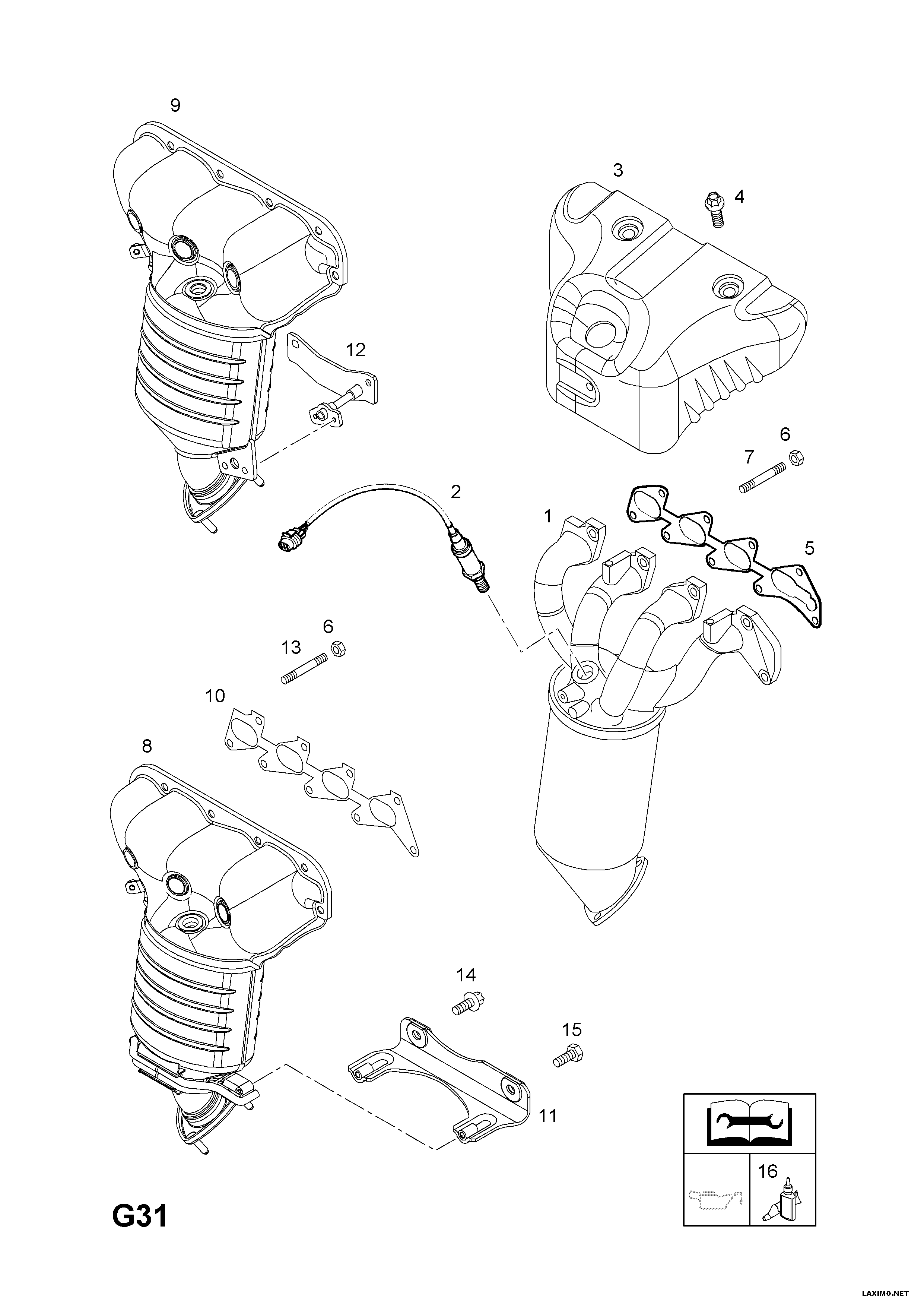 Vauxhall 8 49 145 - Каталізатор autozip.com.ua